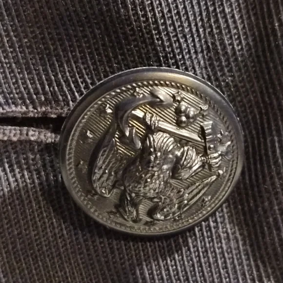 Vtg 50s US Navy WAVES Wool Jacket Halle Bros Co. Nautical Blazer - Picture 5 of 10